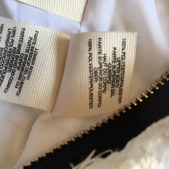 RACHEL Rachel Roy Fringed Dress Sz 4 White Special Occasion Cocktail Party Dress - Picture 10 of 10